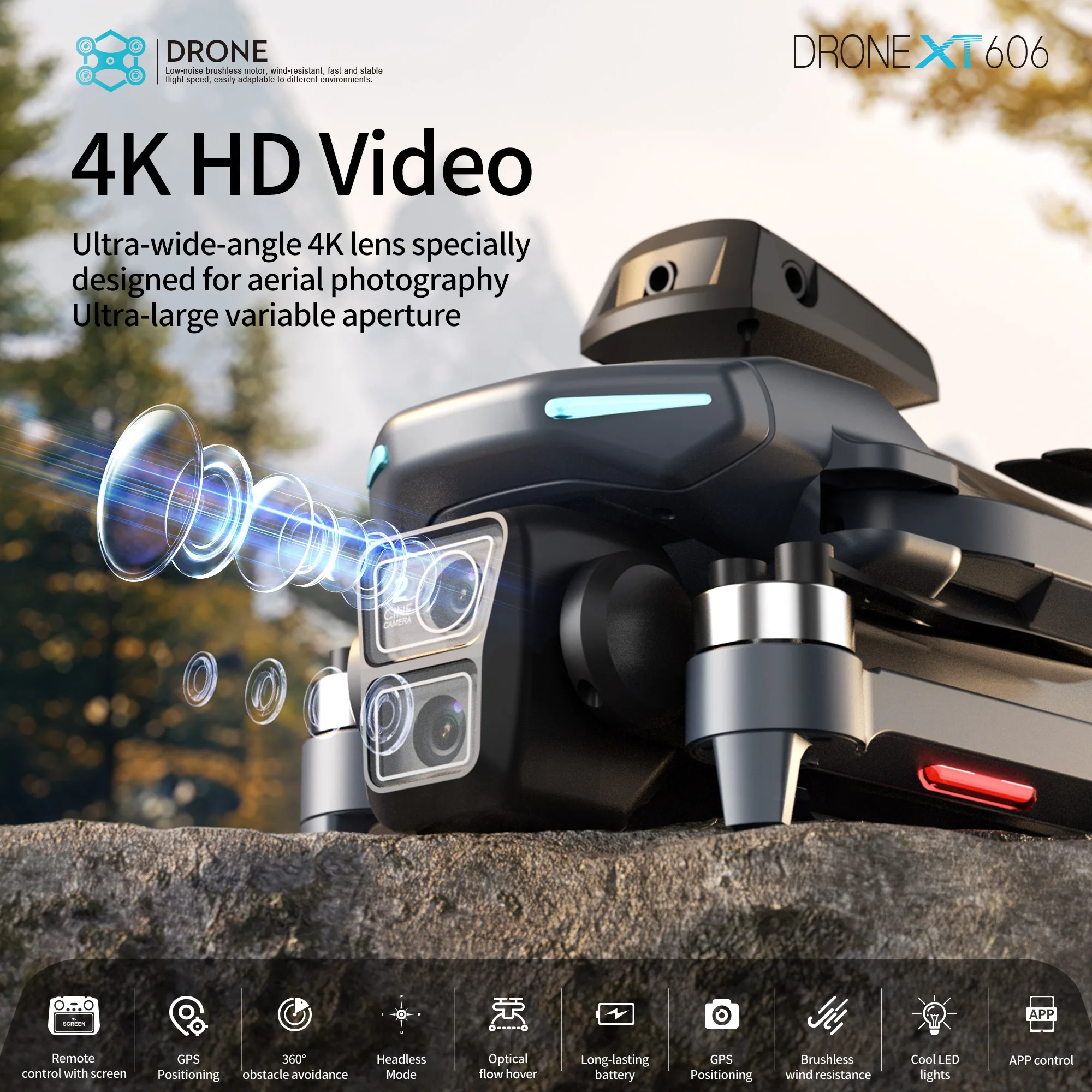 طائرة بدون طيار XT606 الأصلية  - مراجعة Drone Photogrammetry وسعره