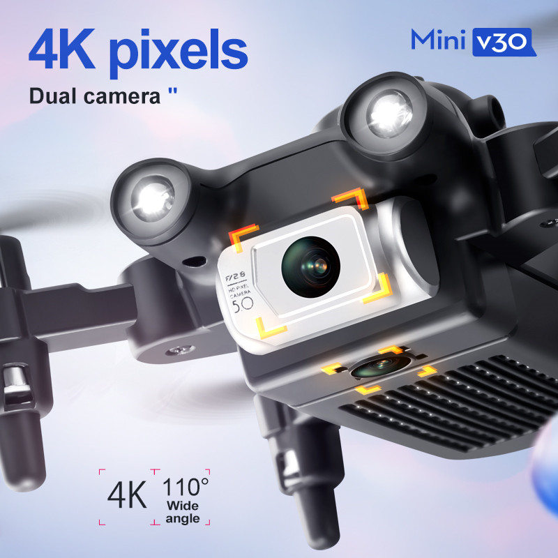 طائرة بدون طيار صغيرة V30 WiFi - مراجعة Drone Video Production وسعره
