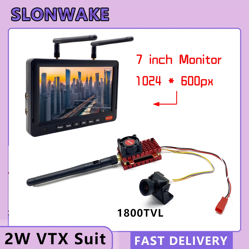 كاميرا SLONWAKE 5.8G 2W VTX FP - مراجعة Drone Cinematic وسعره