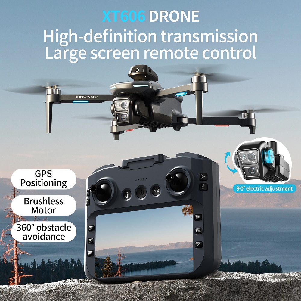 طائرة بدون طيار XT606 MAX 3 مع - مراجعة Drone Thermal Imaging وسعره