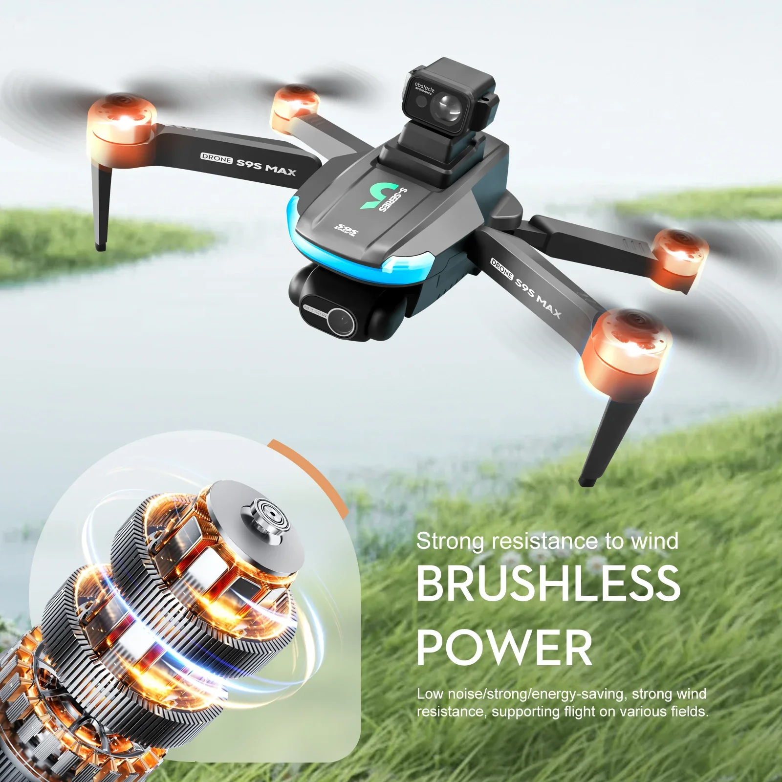 جديد S9S ماكس طائرة صغيرة بدون - مراجعة Drone Video Production وسعره