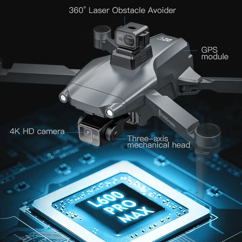 L600 PRO MAX GPS الطائرة بدون  - مراجعة Drone Cinematic وسعره